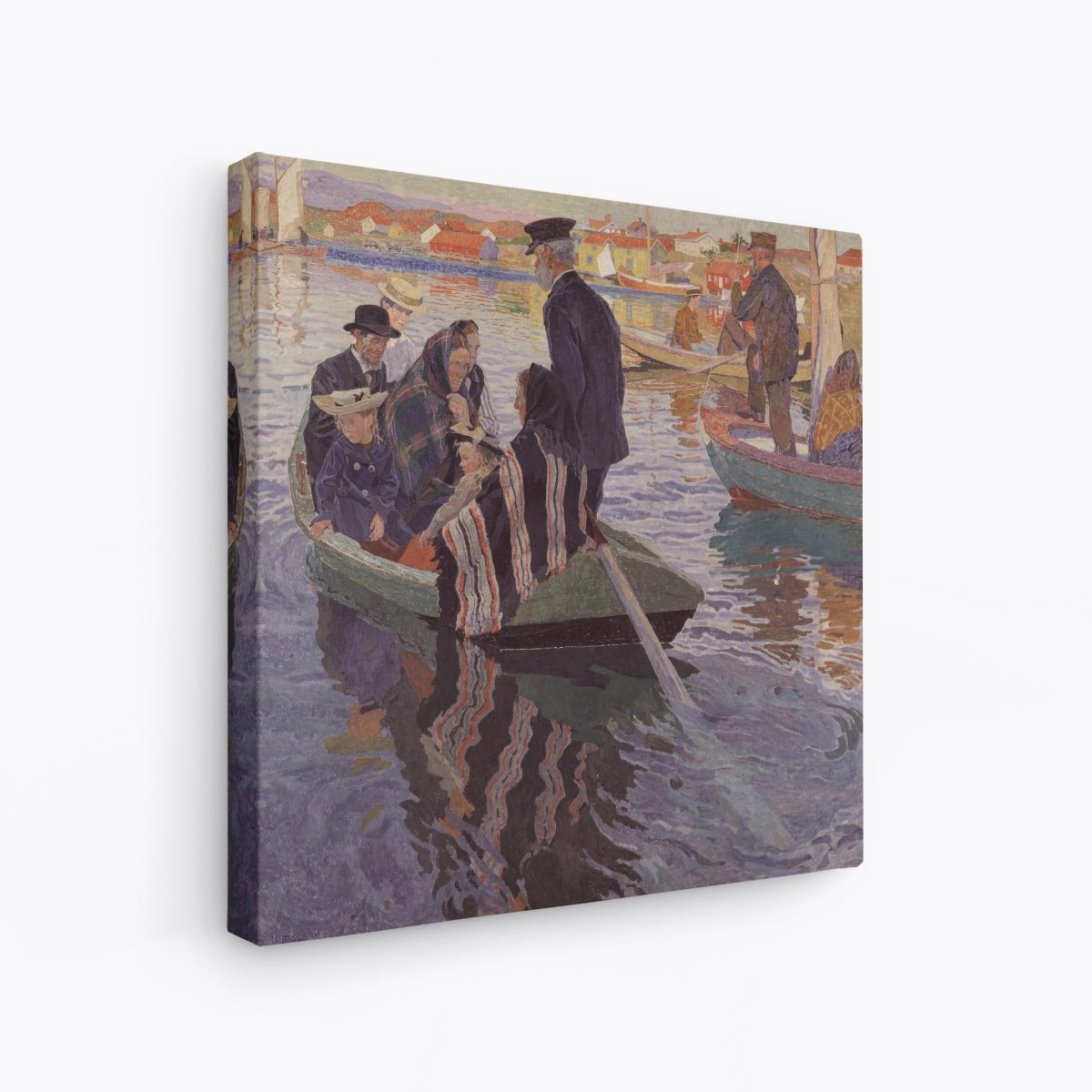 Church - Goers in a Boat | Carl Wilhelmson | Ave Legato Art Prints