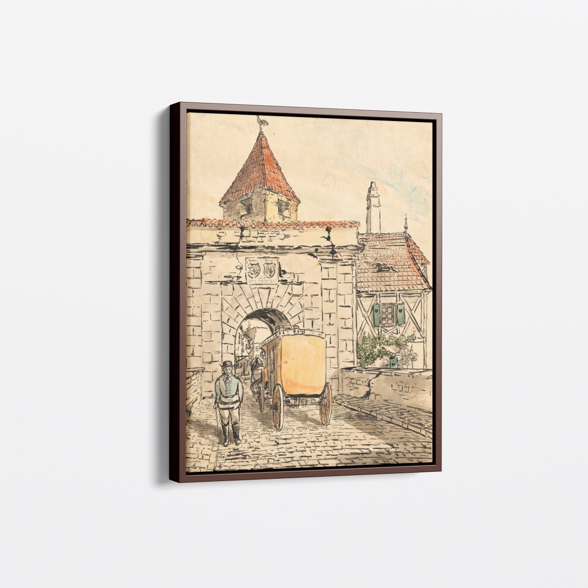 City Gate with Carriage | Egon Schiele | Ave Legato Art Prints