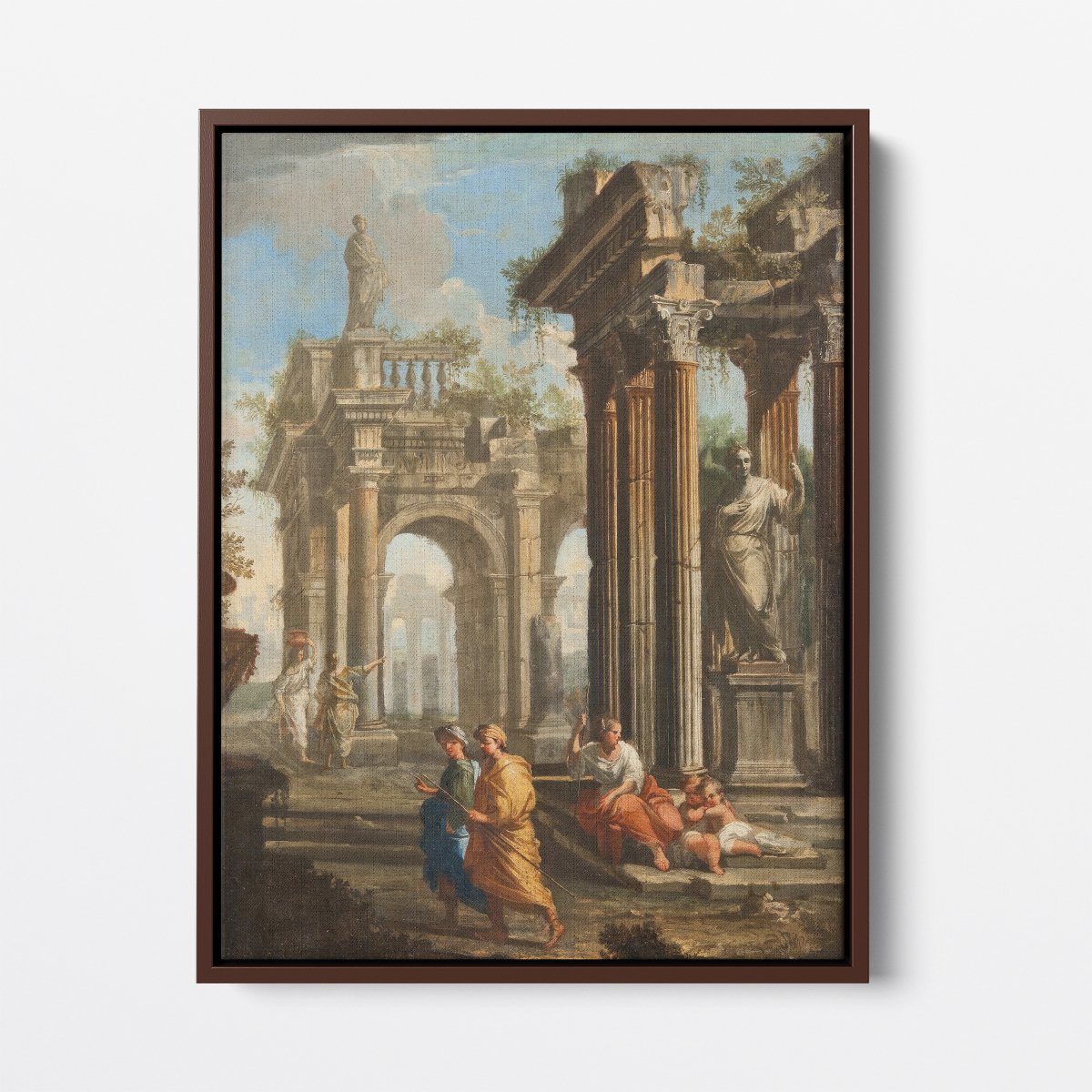 Classical Buildings with Columns | Alberto Carlieri | Ave Legato Art Prints