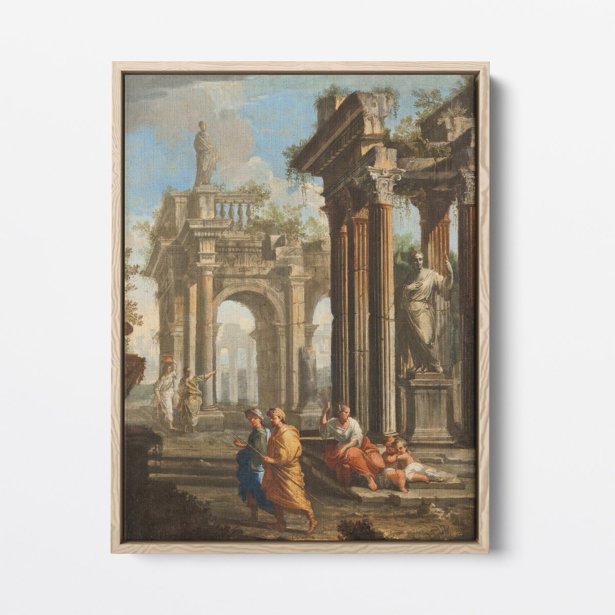 Classical Buildings with Columns | Alberto Carlieri | Ave Legato Art Prints