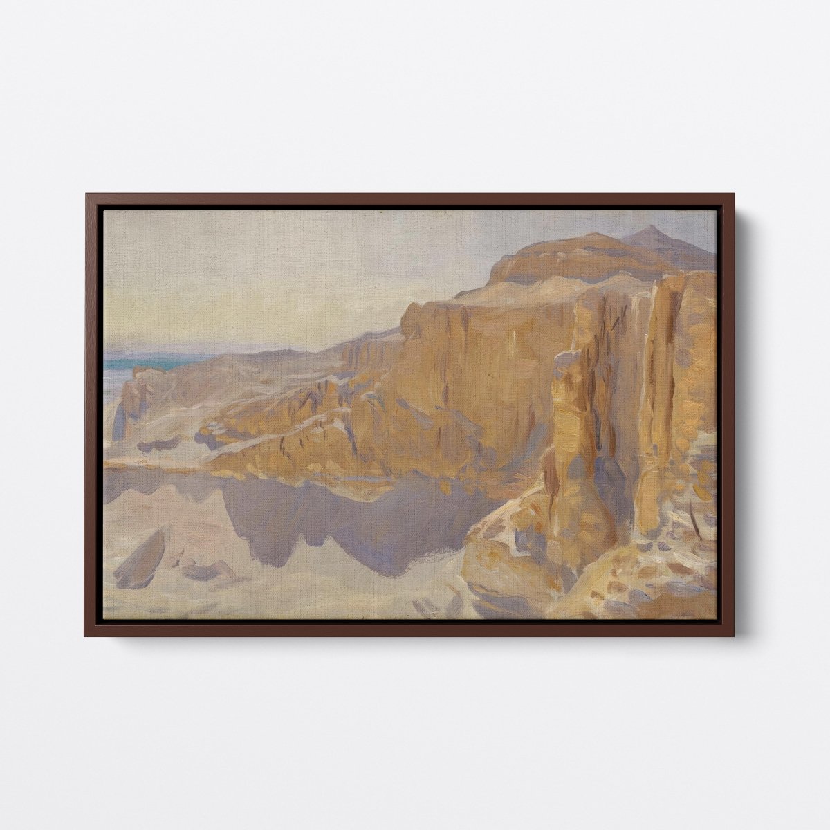 Cliffs at Deir El Bahri, Egypt | John Sargent | Ave Legato Art Prints