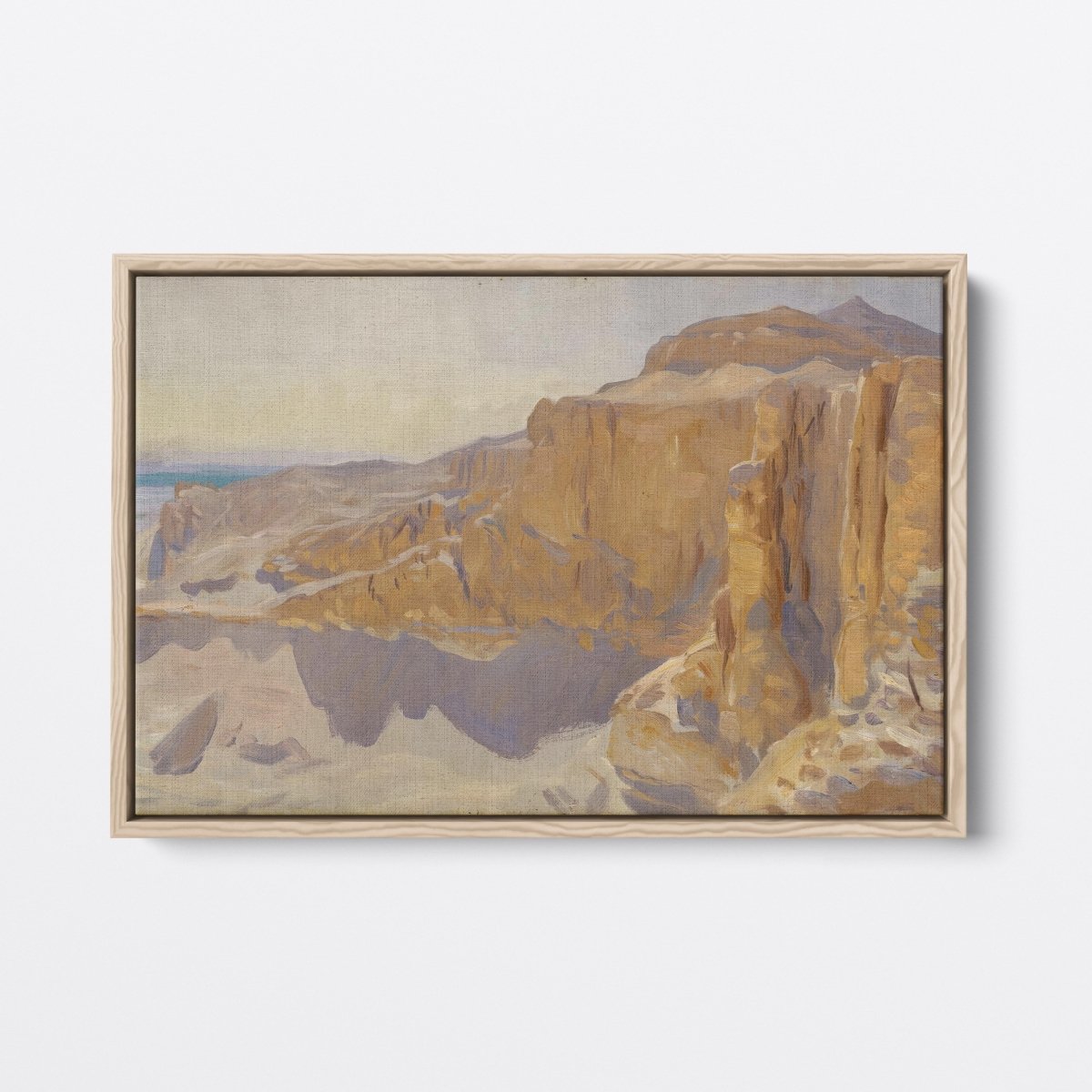 Cliffs at Deir El Bahri, Egypt | John Sargent | Ave Legato Art Prints