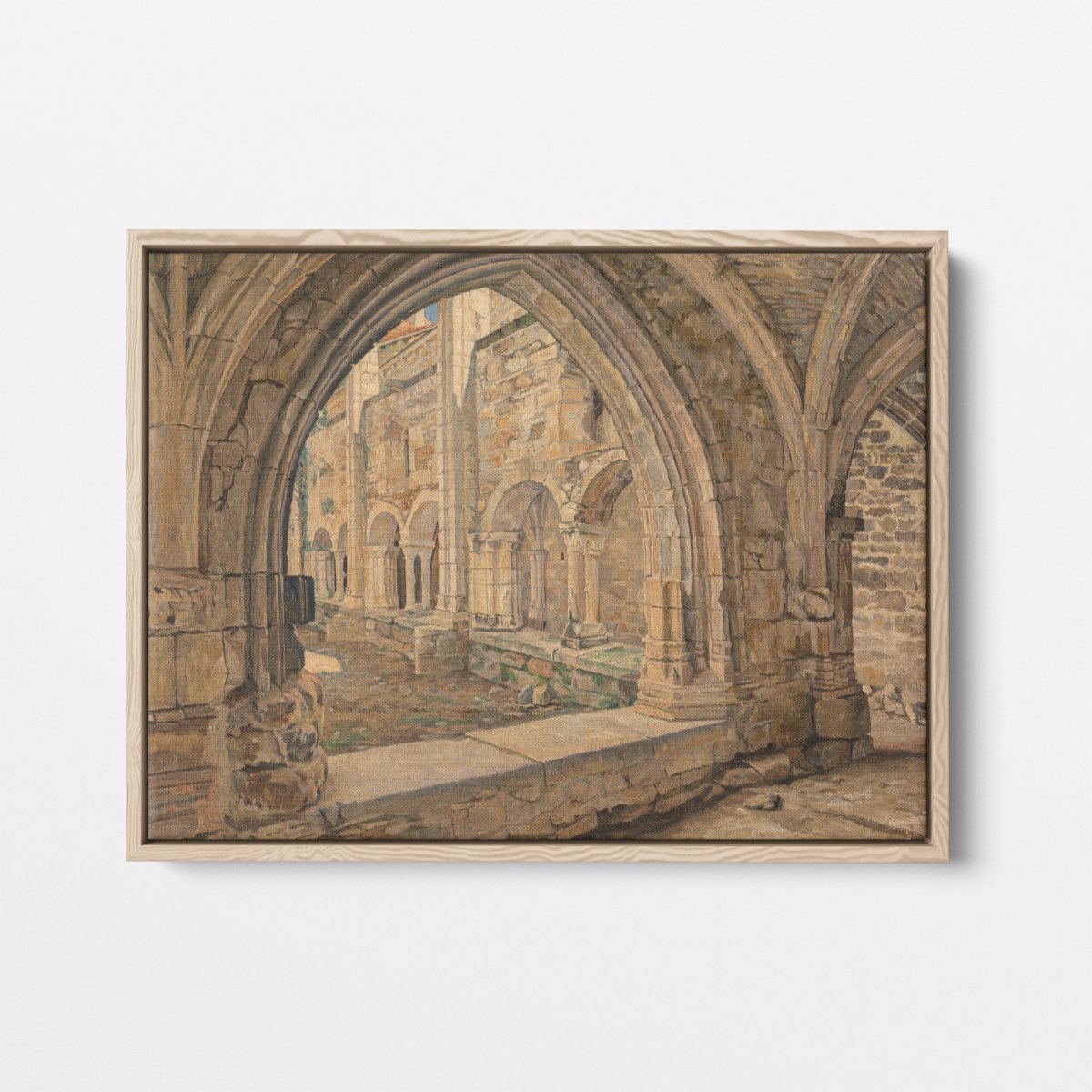 Cloister of the Abbey | Georges Lebacq | Ave Legato Art Prints