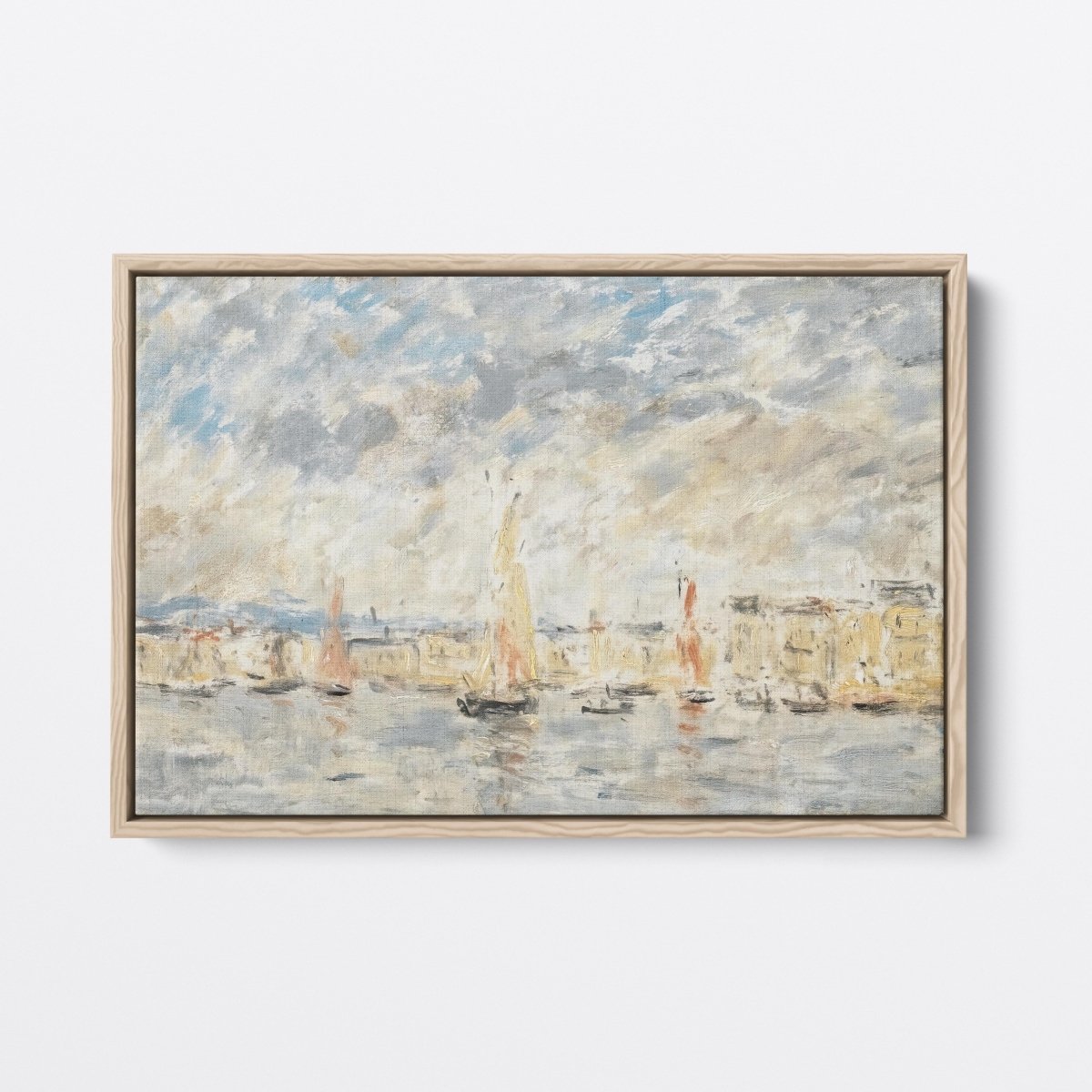 Cloudy Abstract Skies at Honfleur | Eugène Boudin | Ave Legato Art Prints