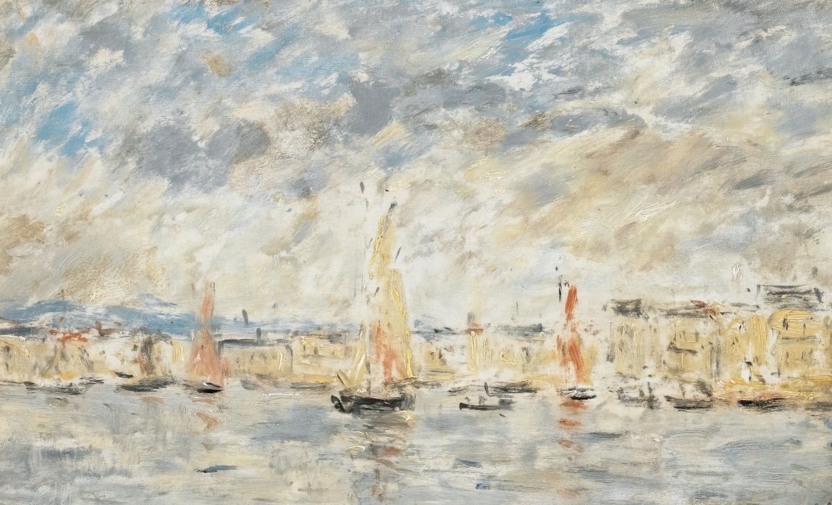 Cloudy Abstract Skies at Honfleur | Eugène Boudin | Ave Legato Art Prints