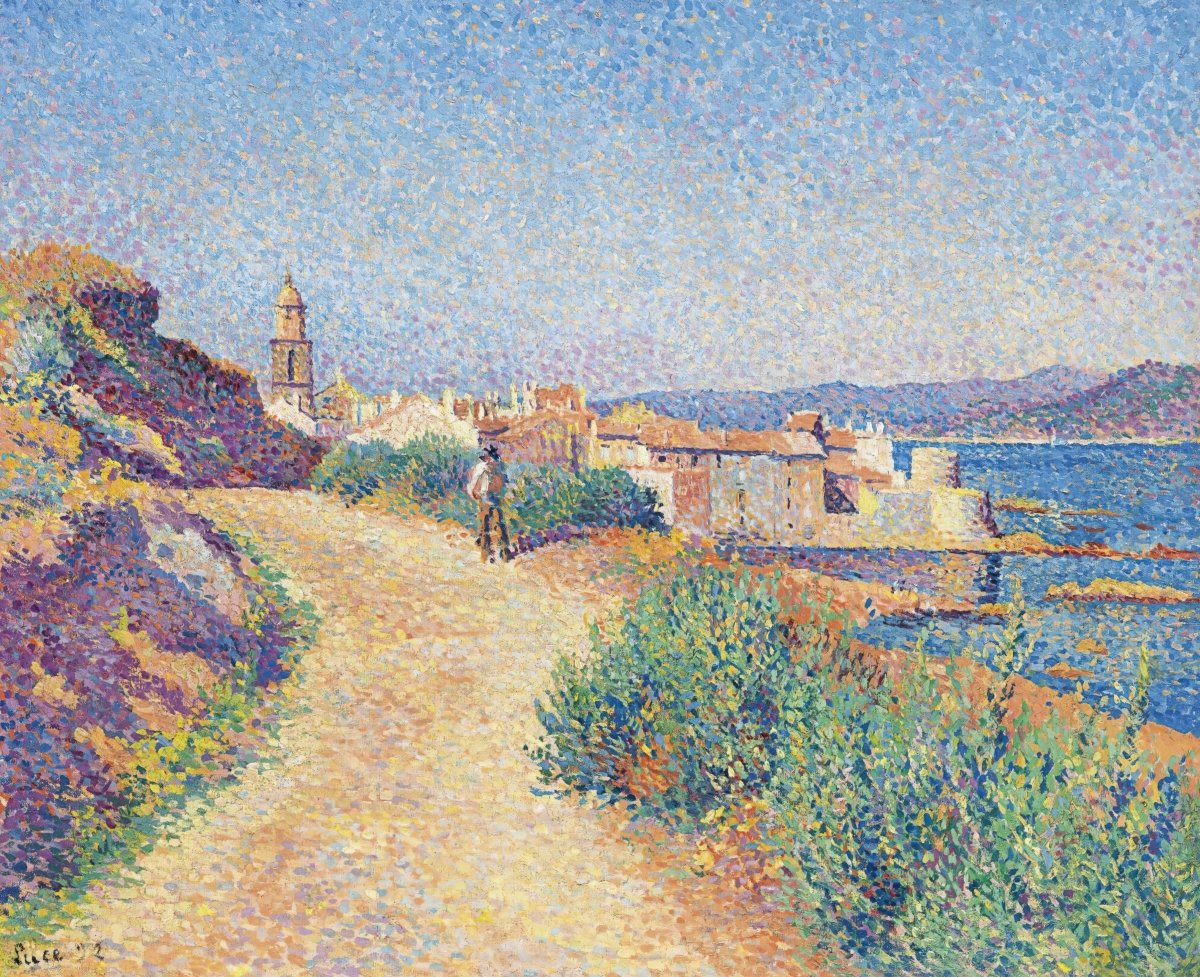 Coast at St. Tropez | Maximilien Luce | Ave Legato Art Prints