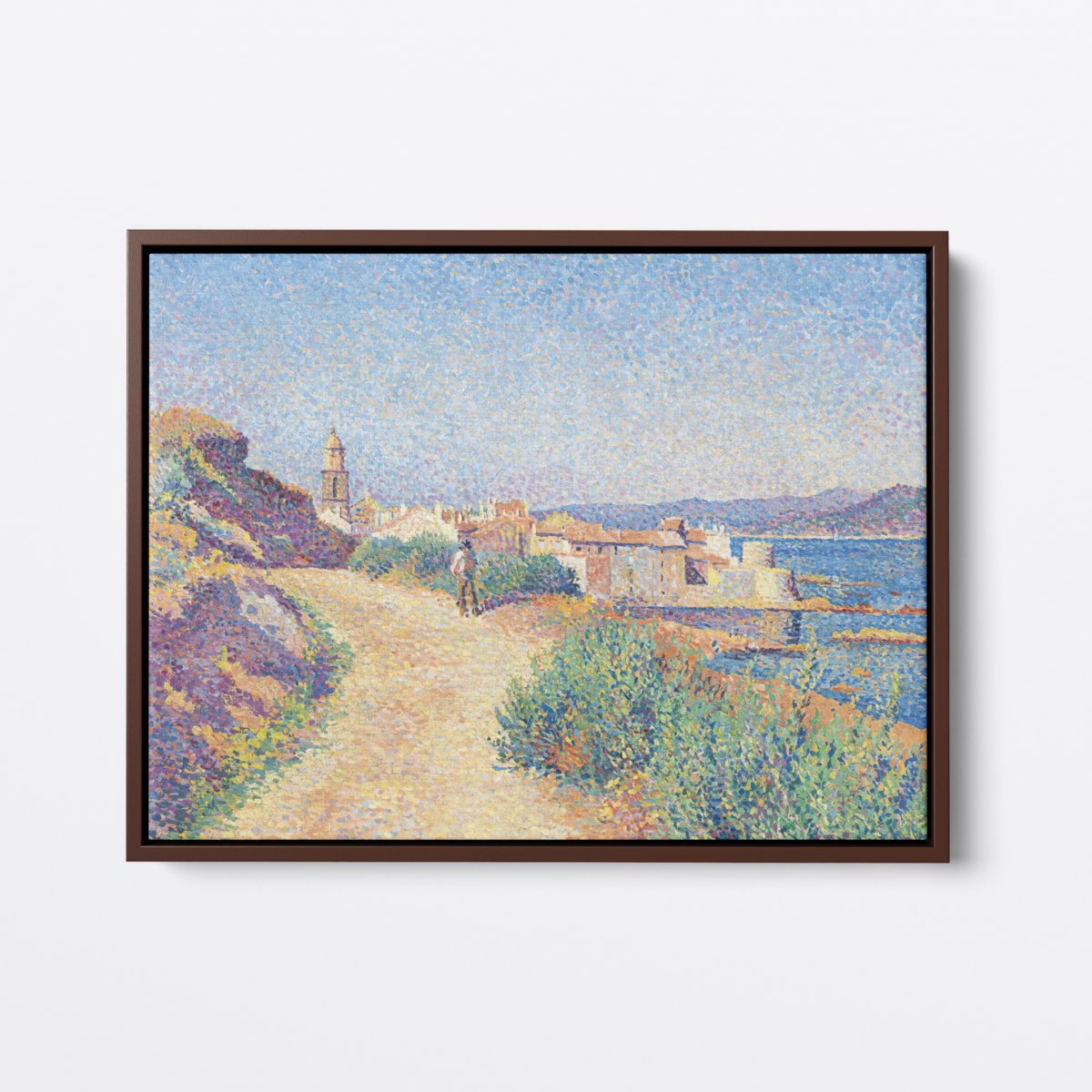 Coast at St. Tropez | Maximilien Luce | Ave Legato | Canvas Art Prints | Vintage Artwork
