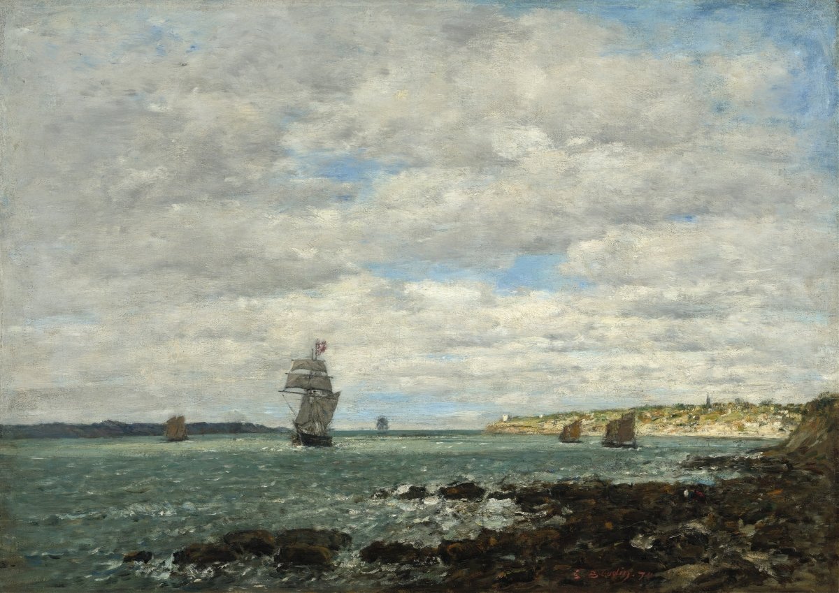 Coast of Brittany | Eugène Boudin | Ave Legato Art Prints