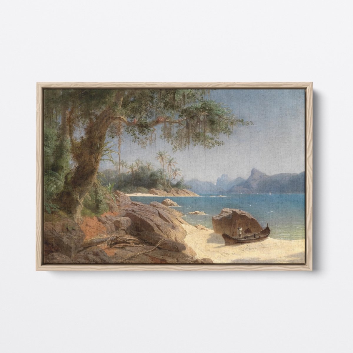 Coastal Landscape at Rio de Janeiro | Ferdinand Keller | Ave Legato Art Prints