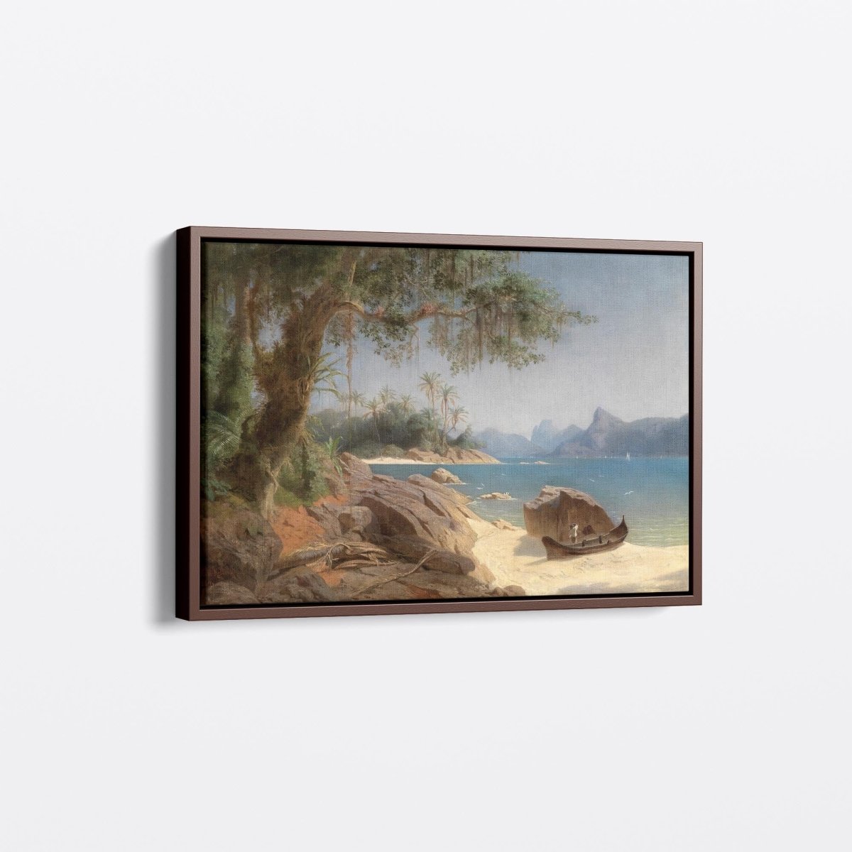 Coastal Landscape at Rio de Janeiro | Ferdinand Keller | Ave Legato Art Prints