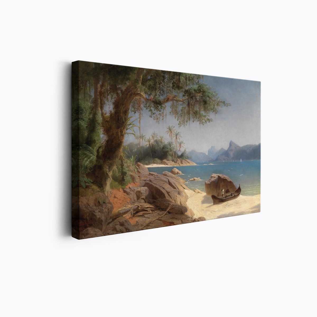 Coastal Landscape at Rio de Janeiro | Ferdinand Keller | Ave Legato Art Prints