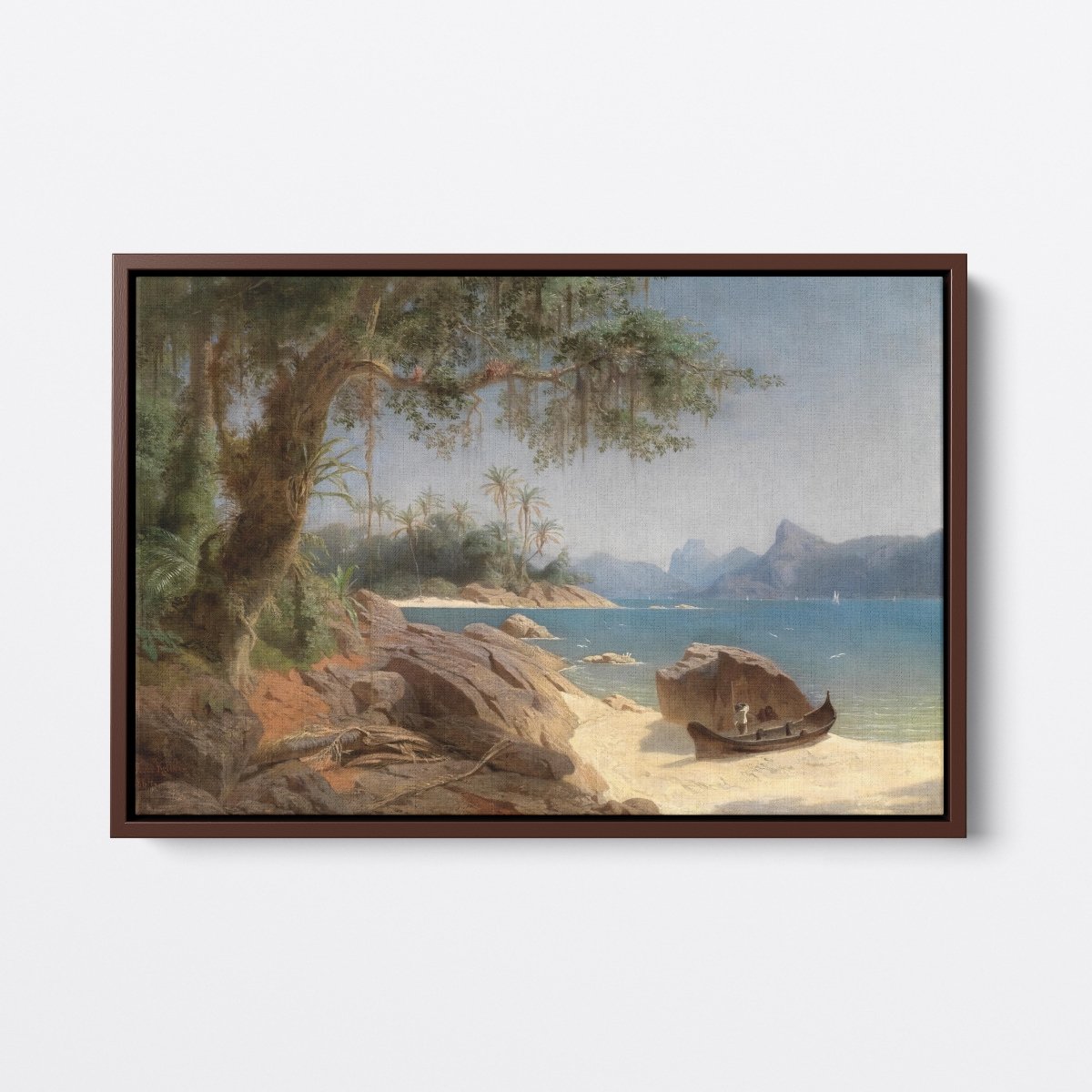 Coastal Landscape at Rio de Janeiro | Ferdinand Keller | Ave Legato Art Prints