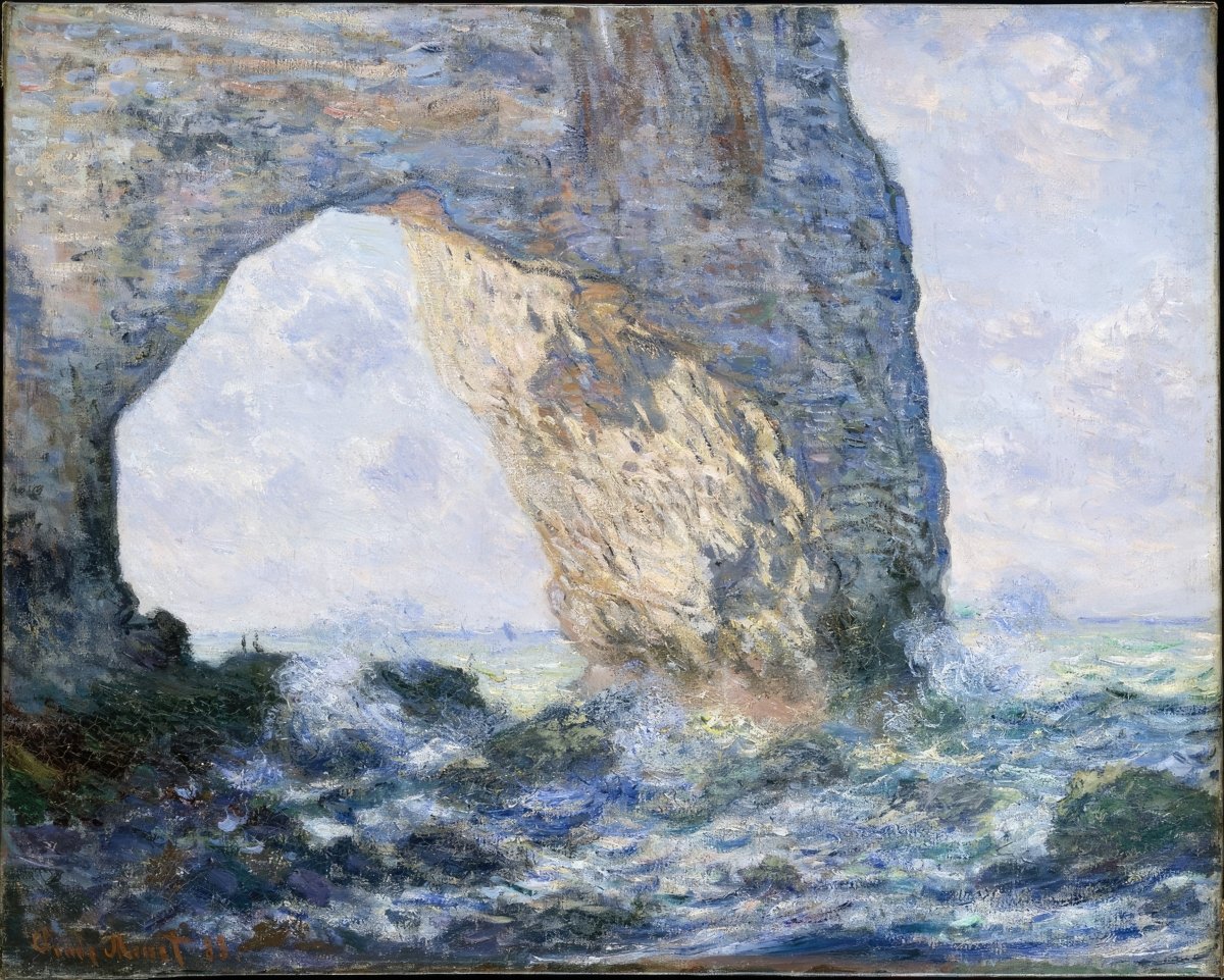 Coastal Waves at Manneporte | Claude Monet | Ave Legato Art Prints