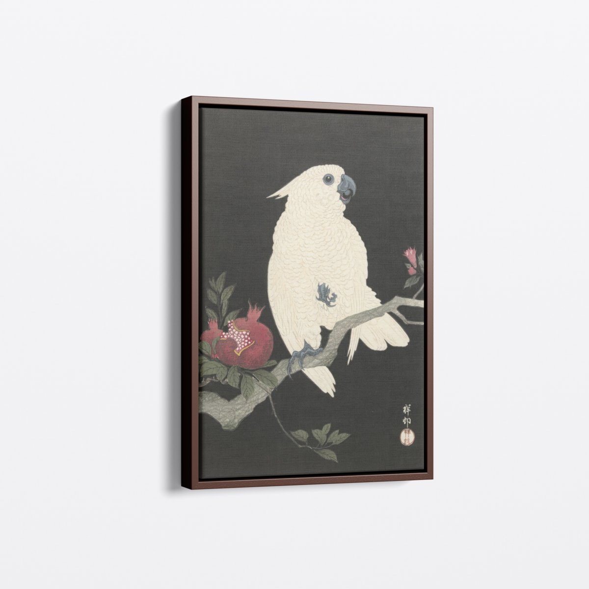 Cockatoo And Pomegranate | Ohara Koson | Ave Legato Art Prints