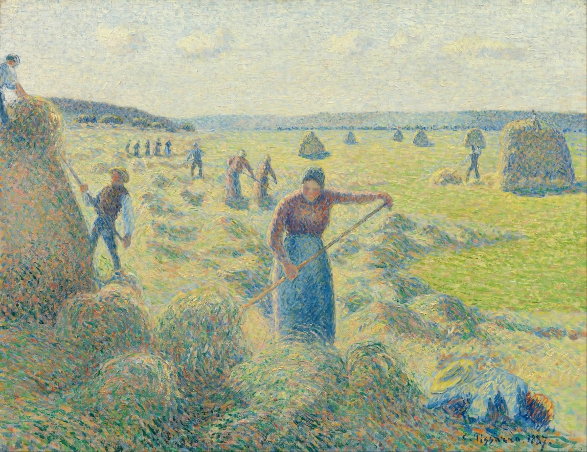 Collecting the Yield | Camille Pissarro | Ave Legato Art Prints