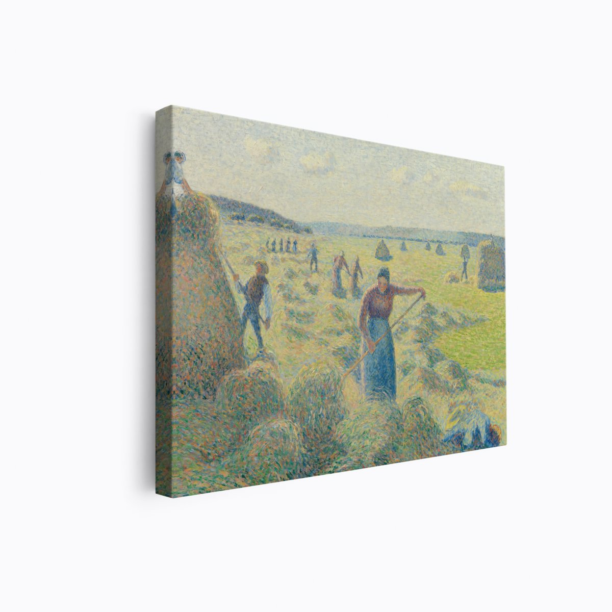 Collecting the Yield | Camille Pissarro | Ave Legato | Canvas Art Prints | Vintage Artwork
