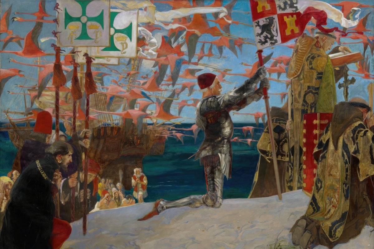 Columbus in the New World | Edwin Austin Abbey | Ave Legato Art Prints