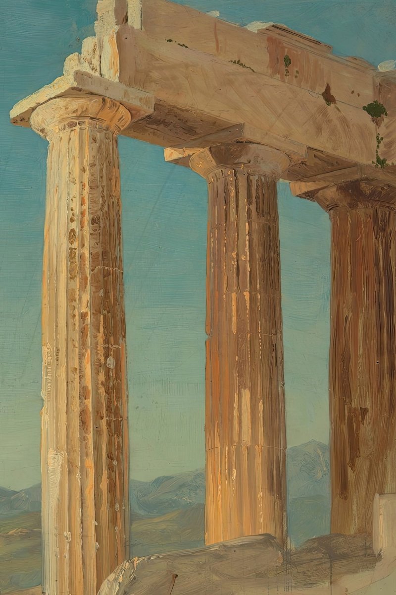 Columns of the Parthenon, Athens (1869) | Frederic Church | Ave Legato Art Prints