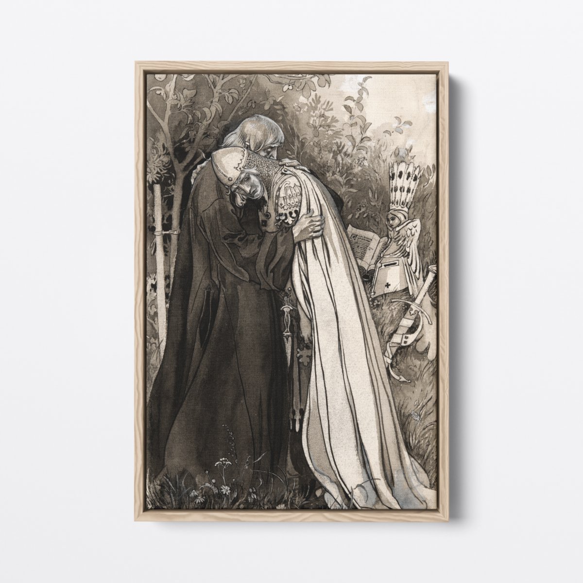 Comforting the Knights | Carl Larsson | Ave Legato Art Prints