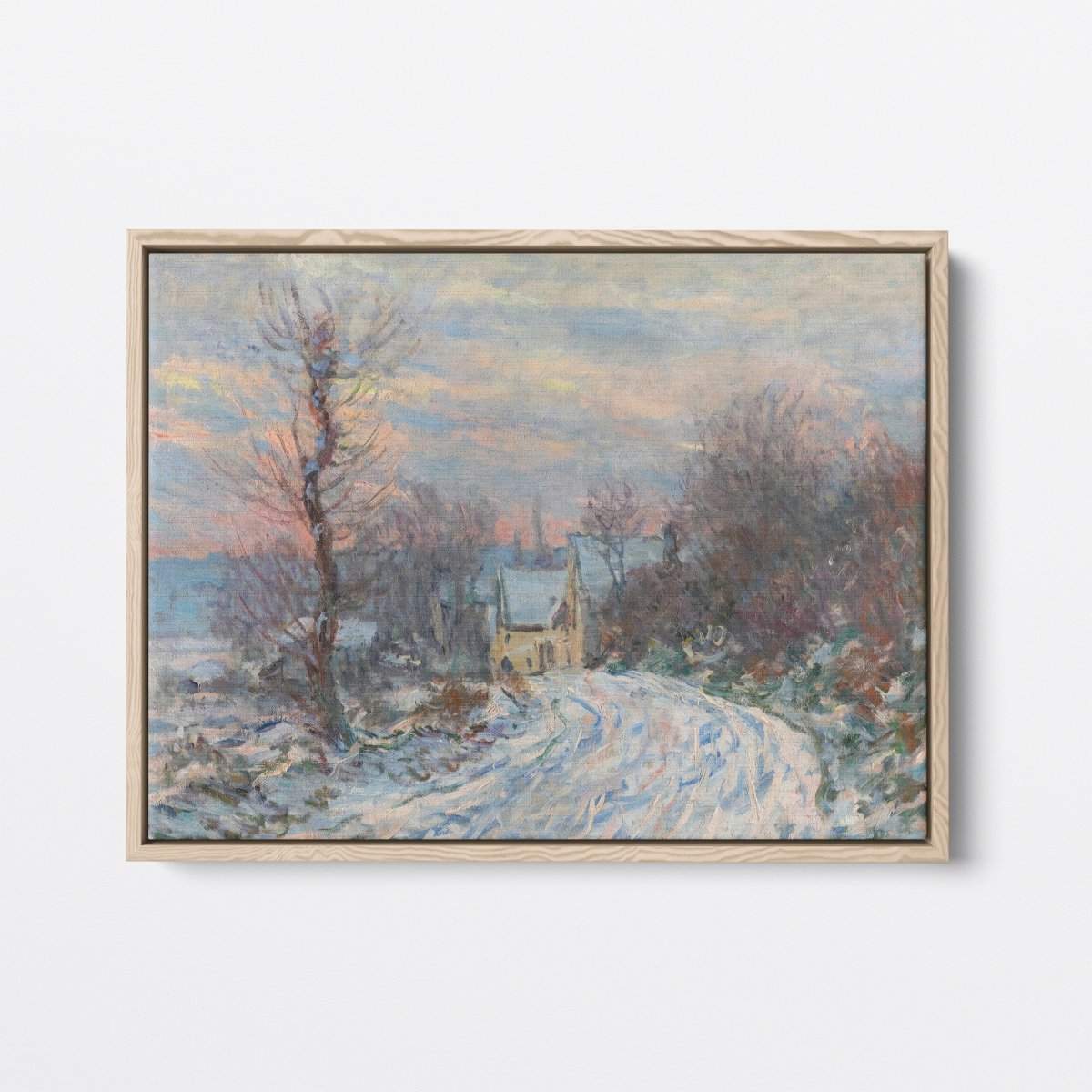 Coming Into Giverny in Winter | Claude Monet | Ave Legato Art Prints