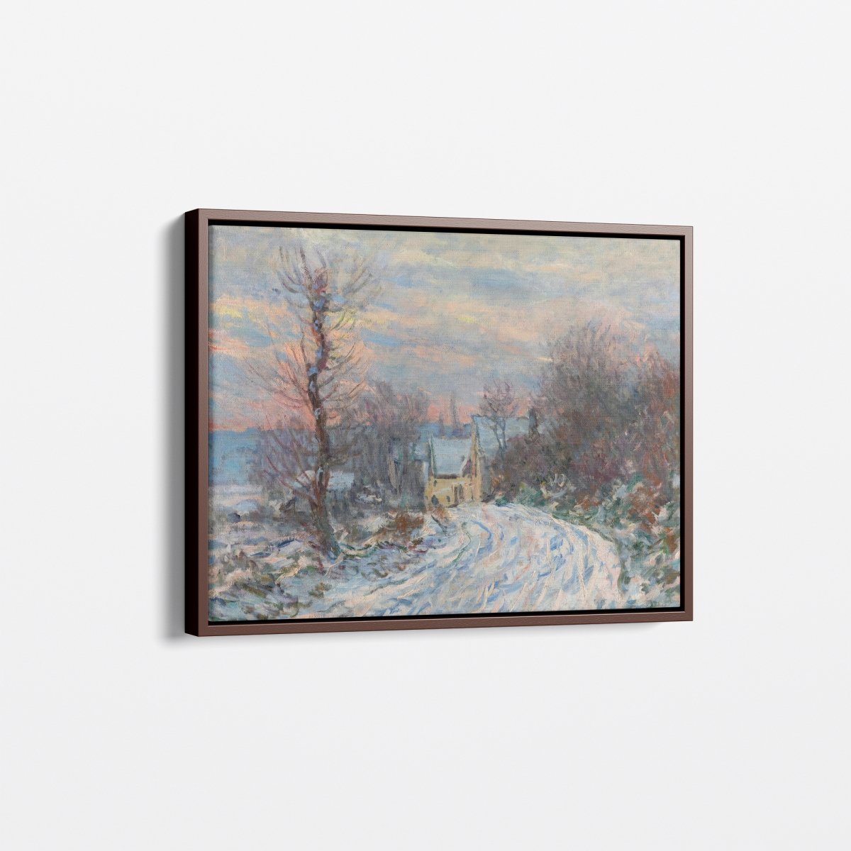 Coming Into Giverny in Winter | Claude Monet | Ave Legato Art Prints