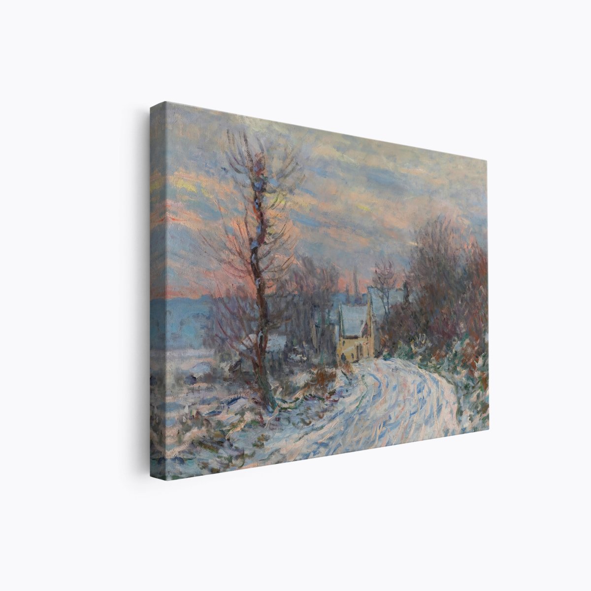 Coming Into Giverny in Winter | Claude Monet | Ave Legato Art Prints