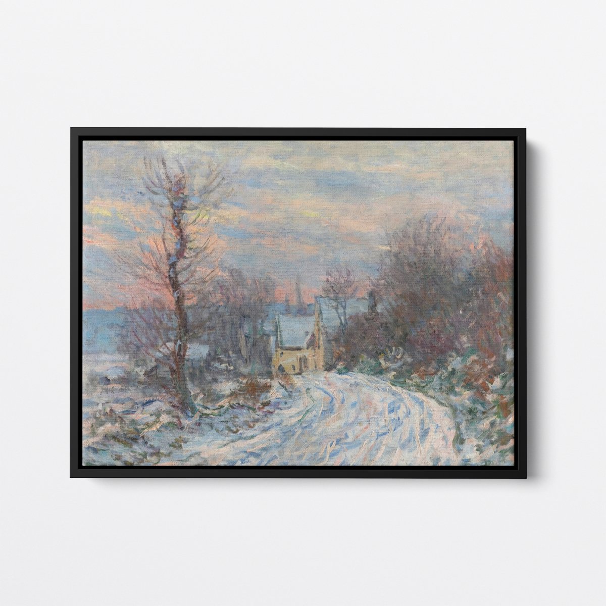 Coming Into Giverny in Winter | Claude Monet | Ave Legato Art Prints