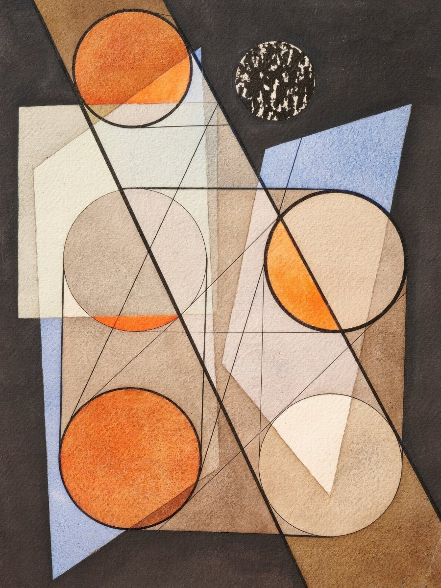 Composition with Symmetrical Circles | László Moholy - Nagy | Ave Legato Art Prints