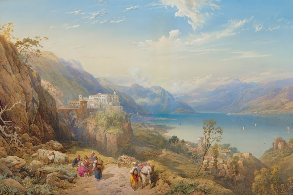 Convent of Madonna del Sasso, Lago Magiore, Italy | Thomas Richardson | Ave Legato Art Prints