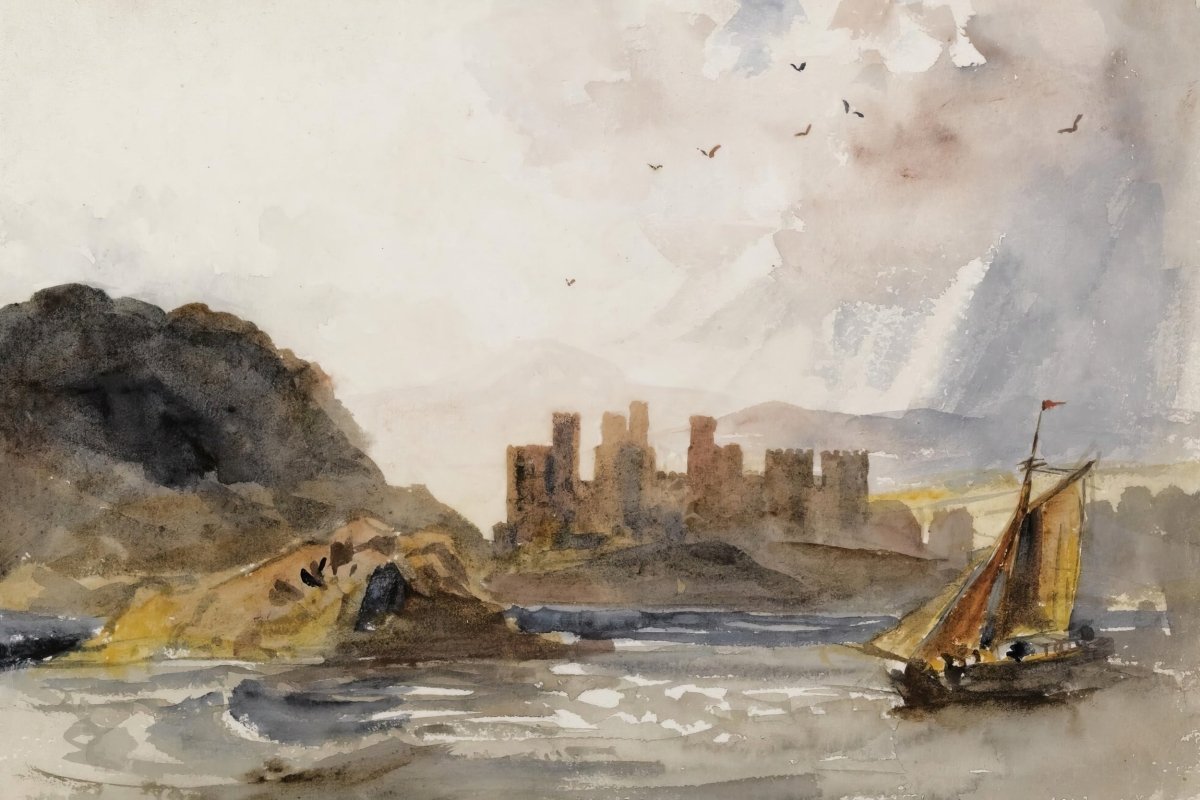 Conway Castle, North Wales | Peter De Wint | Ave Legato Art Prints