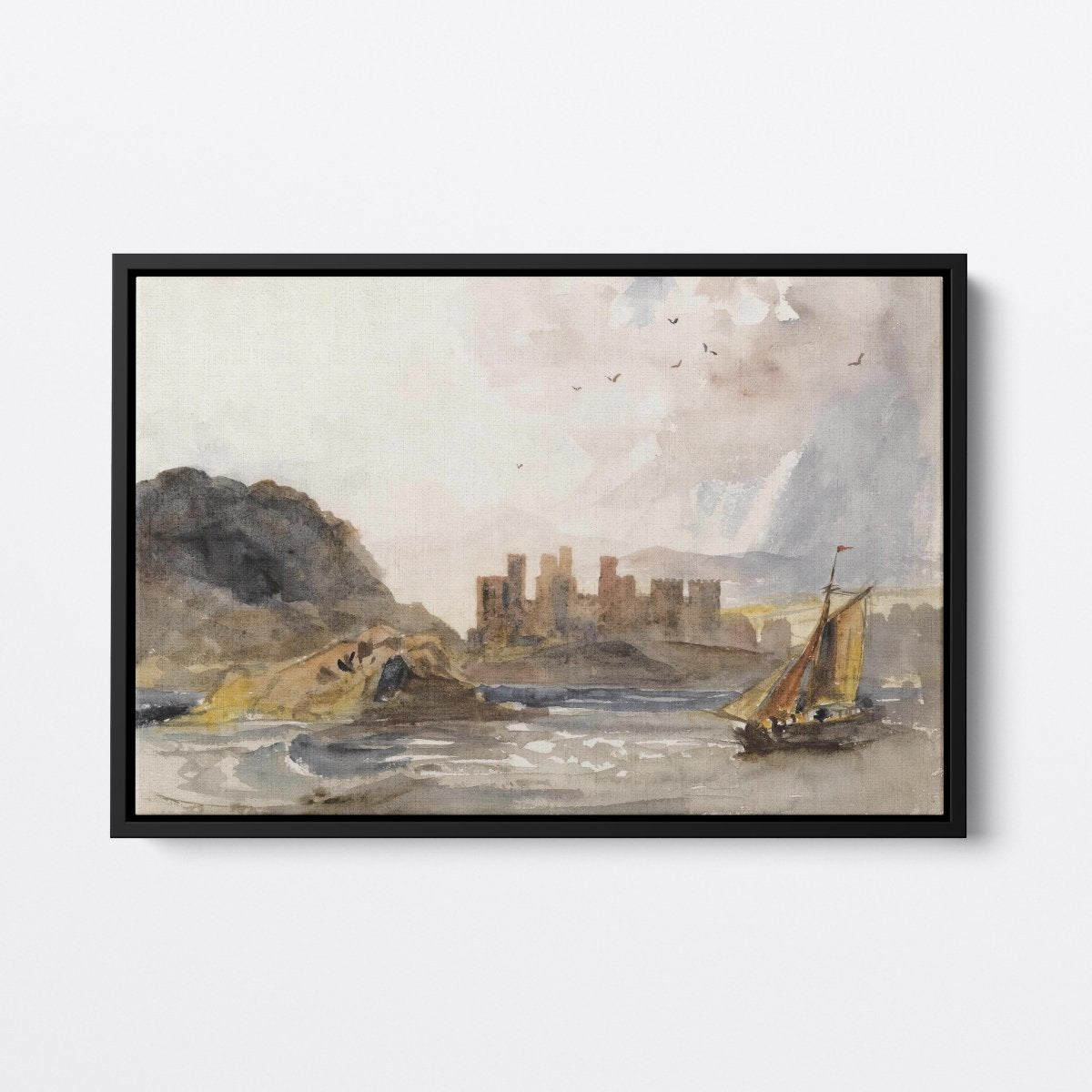 Conway Castle, North Wales | Peter De Wint | Ave Legato Art Prints