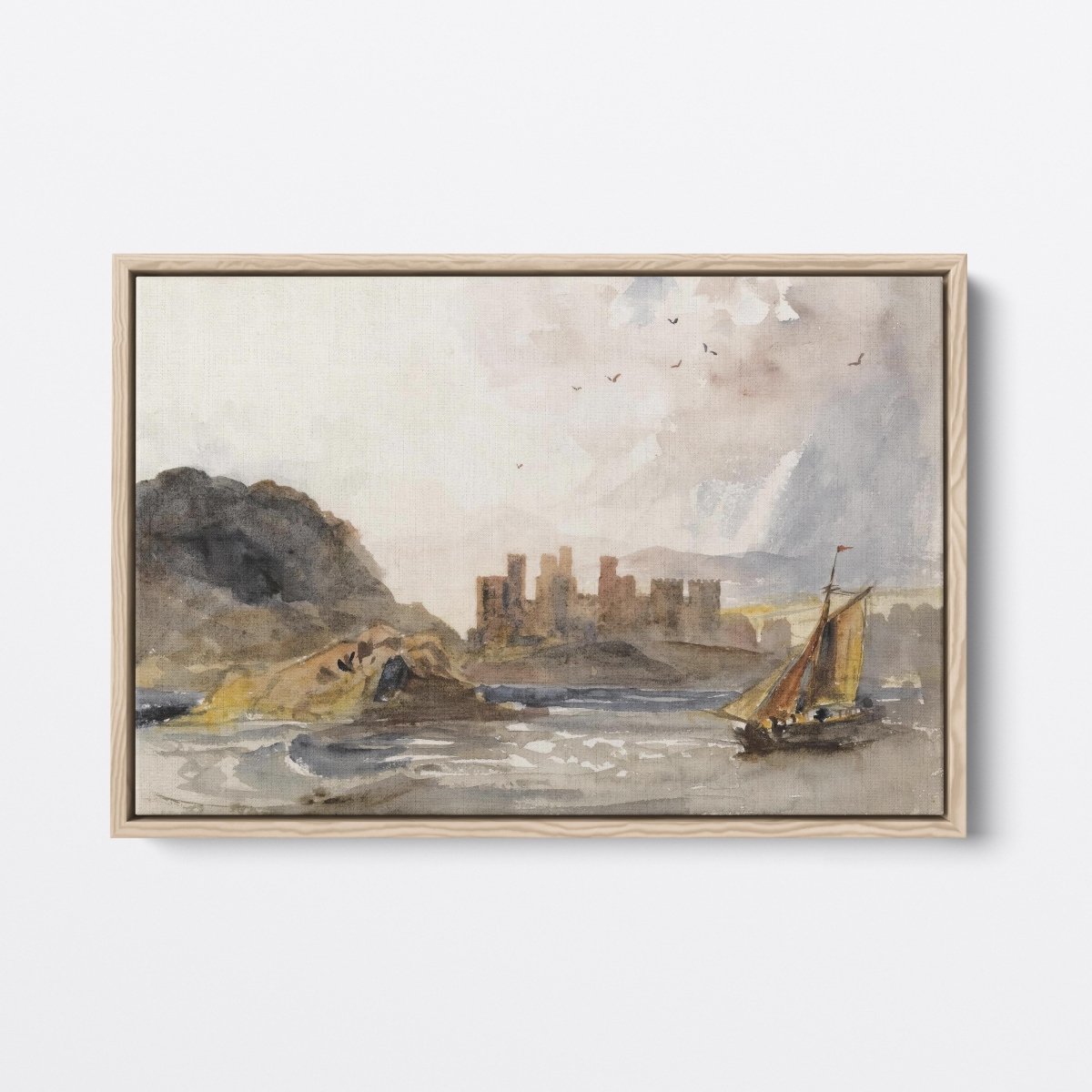 Conway Castle, North Wales | Peter De Wint | Ave Legato Art Prints