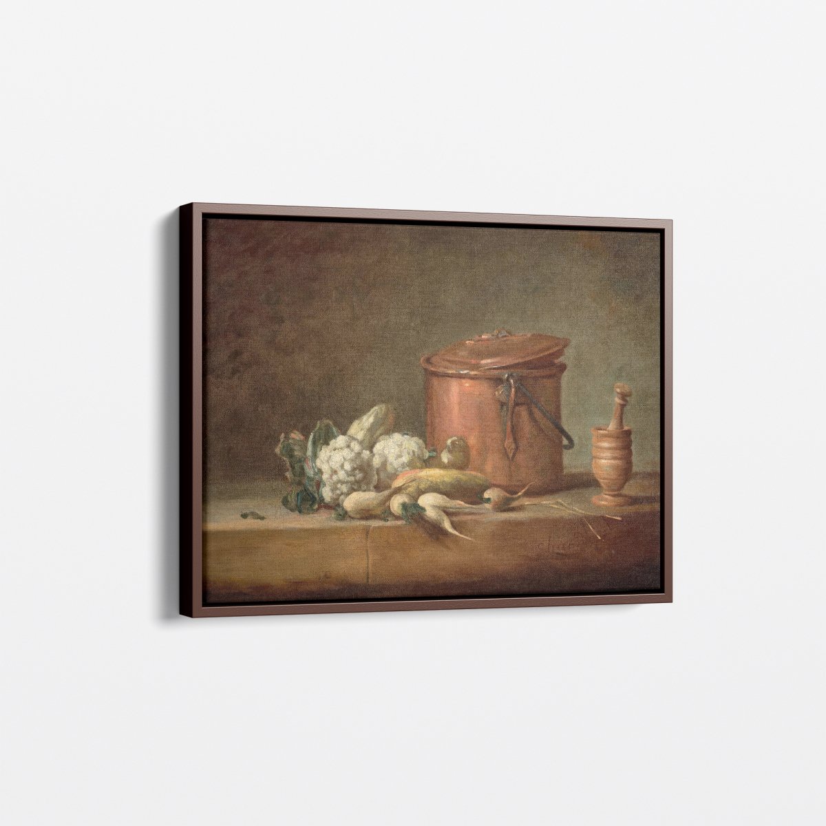 Copper Pot, Cauliflowers and Squeezer | Jean - Baptiste - Simeon Chardin | Ave Legato Art Prints