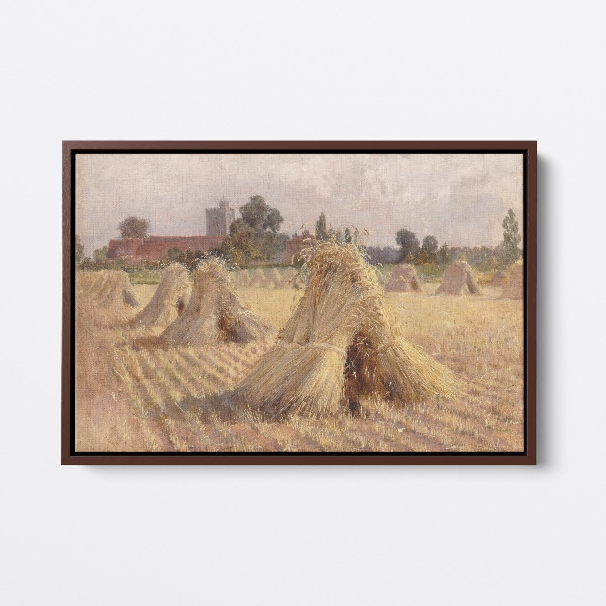 Corn Stooks | Bray Church | Ave Legato Art Prints