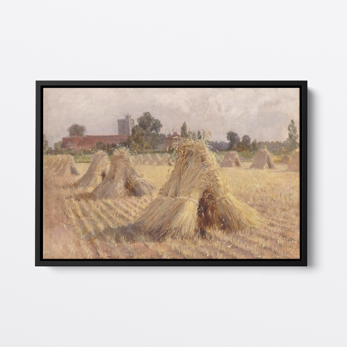 Corn Stooks | Bray Church | Ave Legato Art Prints