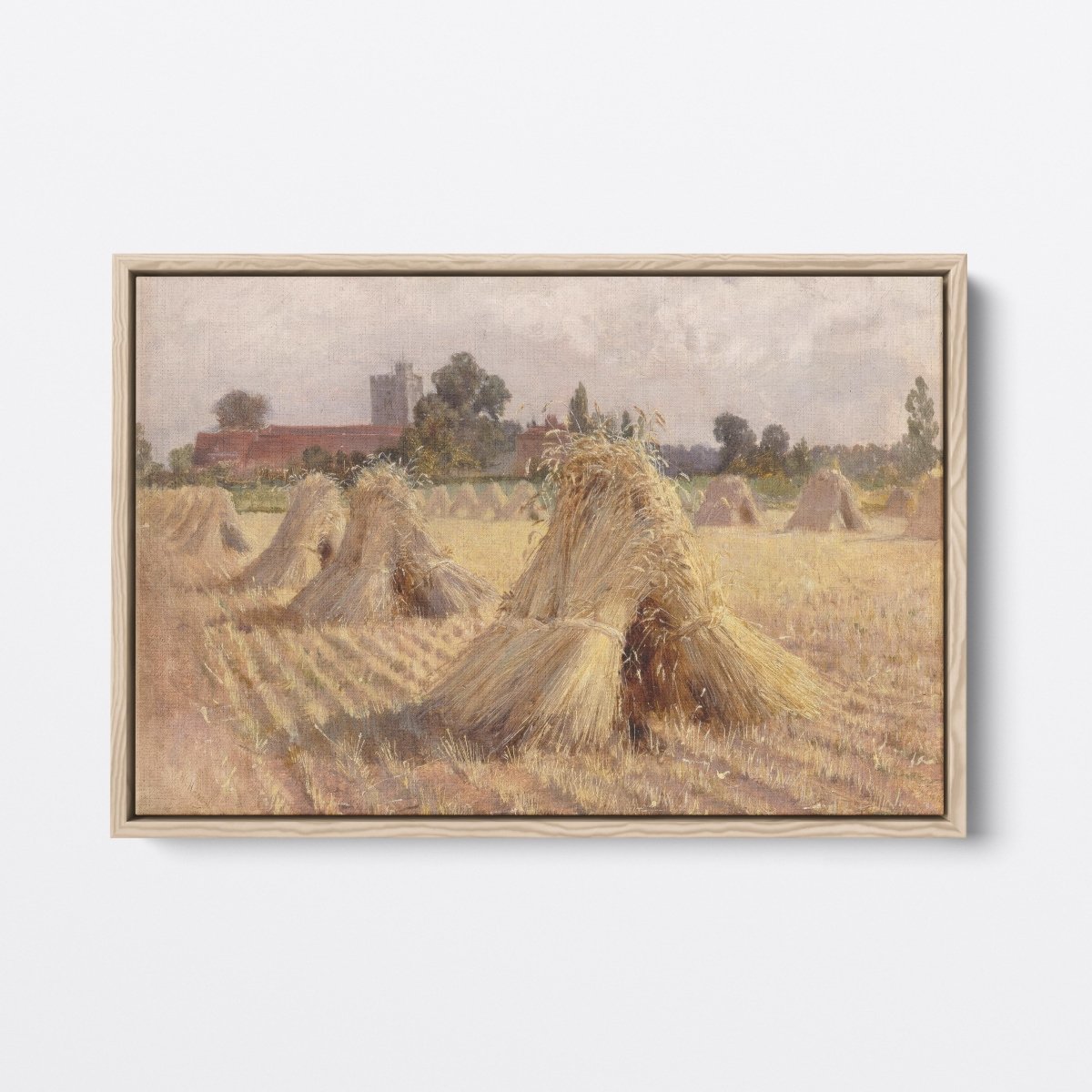 Corn Stooks | Bray Church | Ave Legato Art Prints