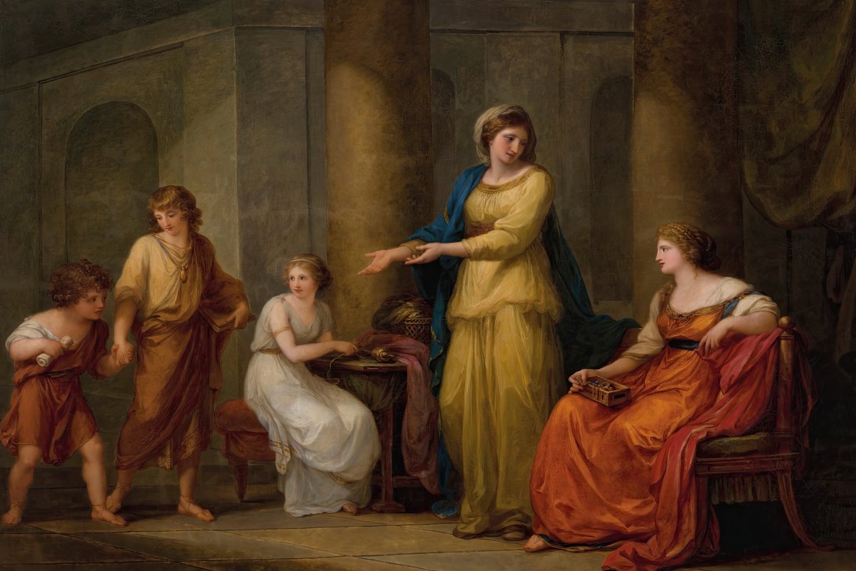 Cornelia, Mother of the Gracchi | Angelica Kauffman | Ave Legato Art Prints