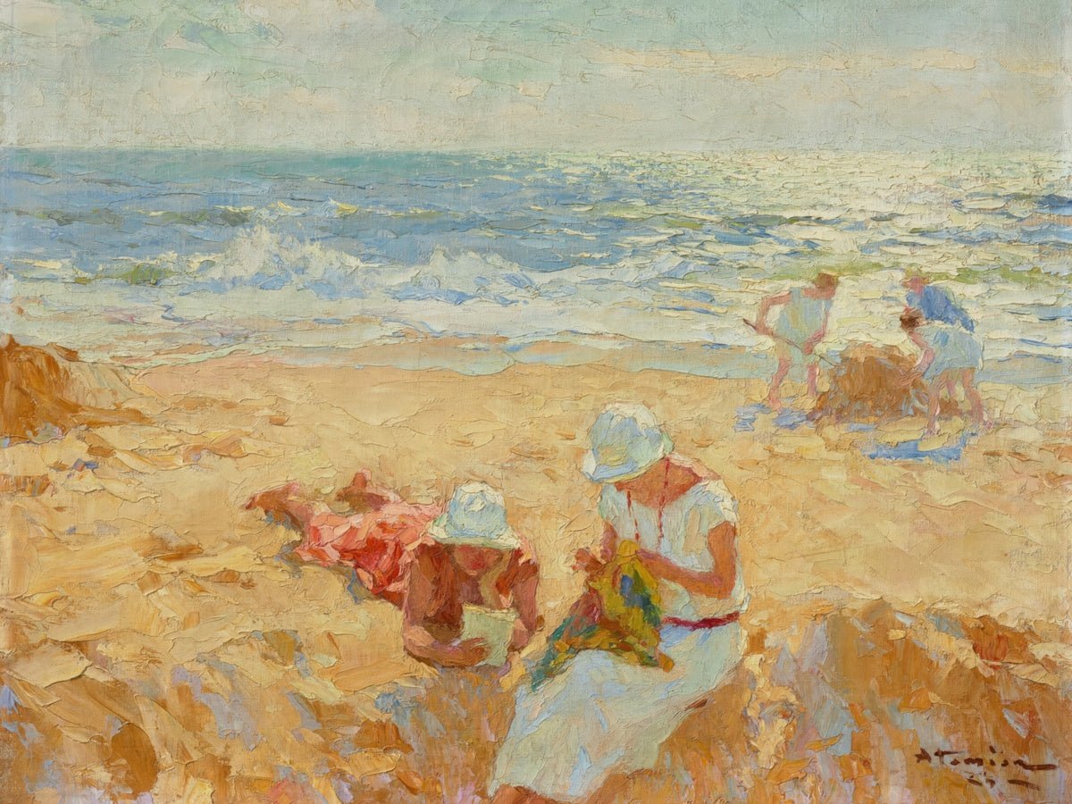 Corner of the Beach | Charles Atamian | Ave Legato Art Prints