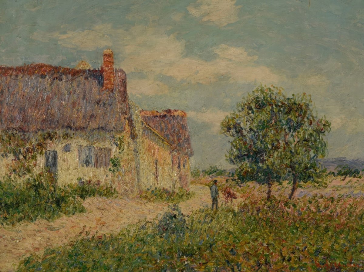 Cottage at Vandreui | Gustave Loiseau | Ave Legato Art Prints