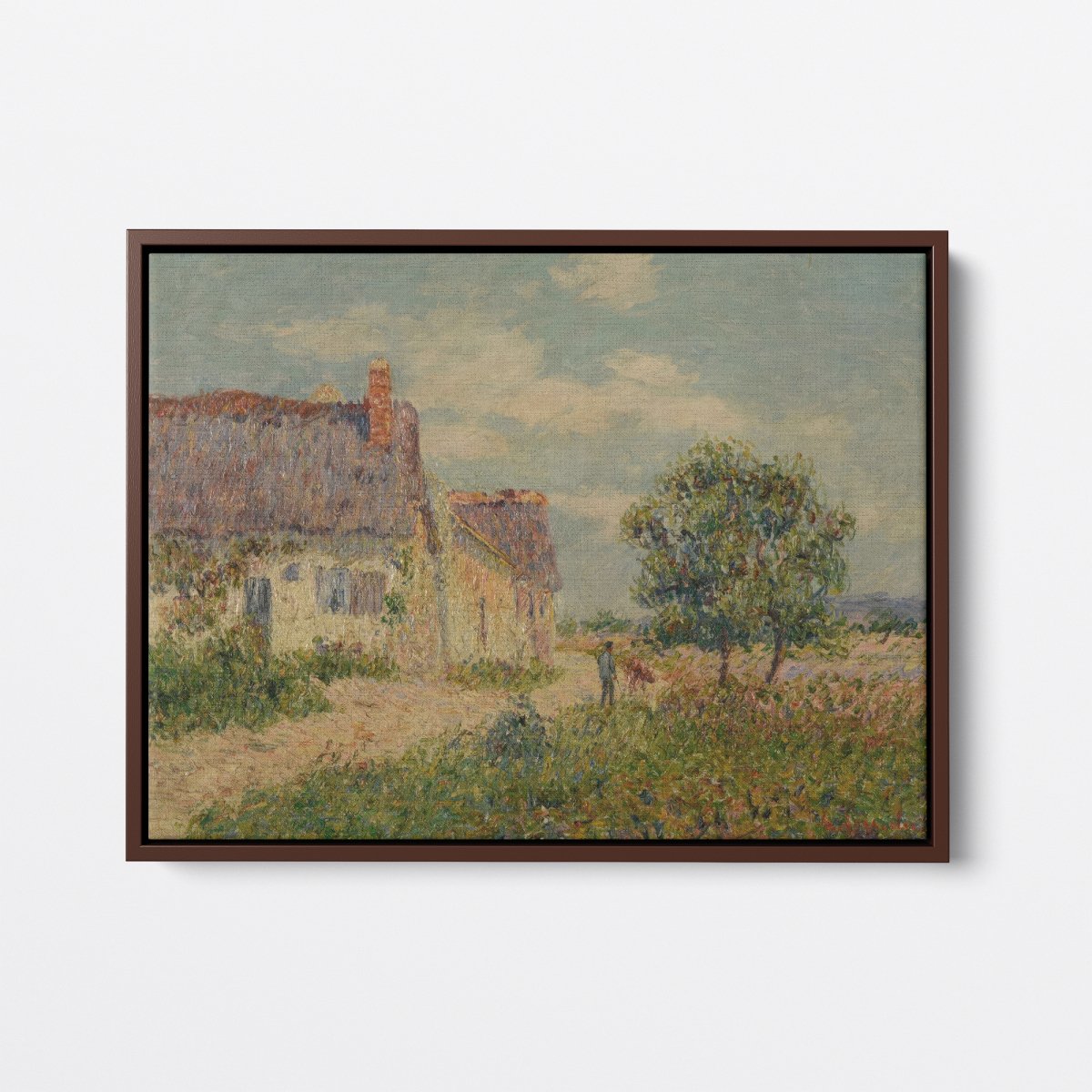 Cottage at Vandreui | Gustave Loiseau | Ave Legato Art Prints