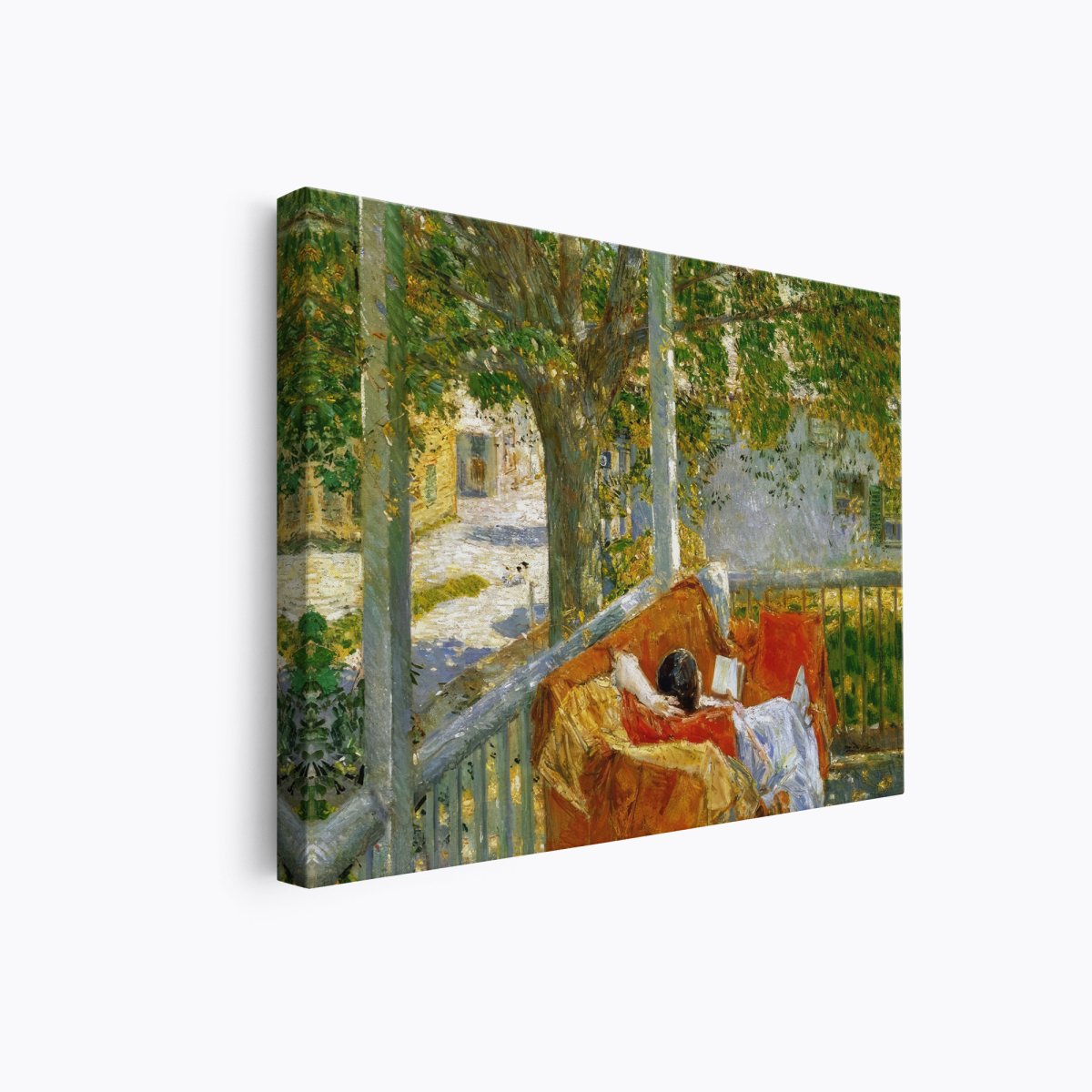 Couch on the Porch, Cos Cob | Childe Hassam | Ave Legato Art Prints