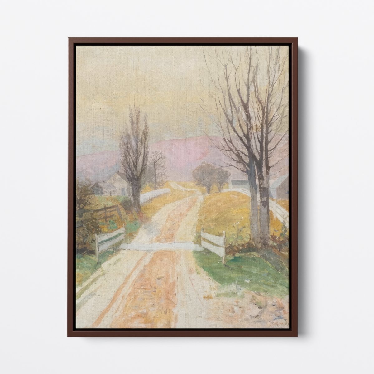 Country Lane with Farmhouse | Frank Rehn | Ave Legato Art Prints