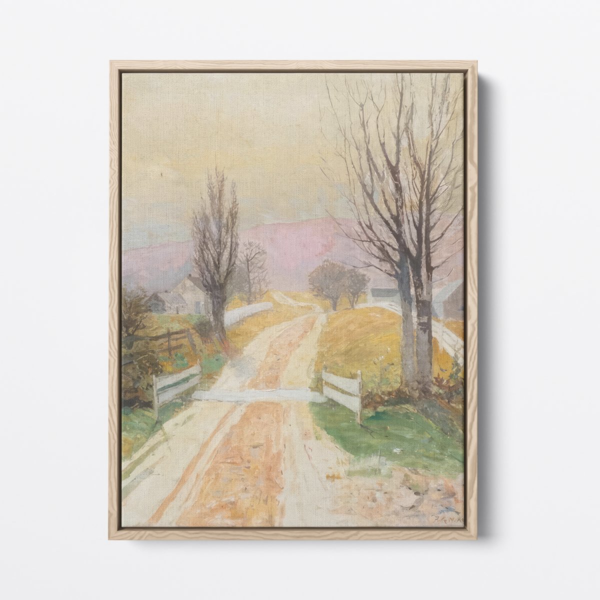 Country Lane with Farmhouse | Frank Rehn | Ave Legato Art Prints