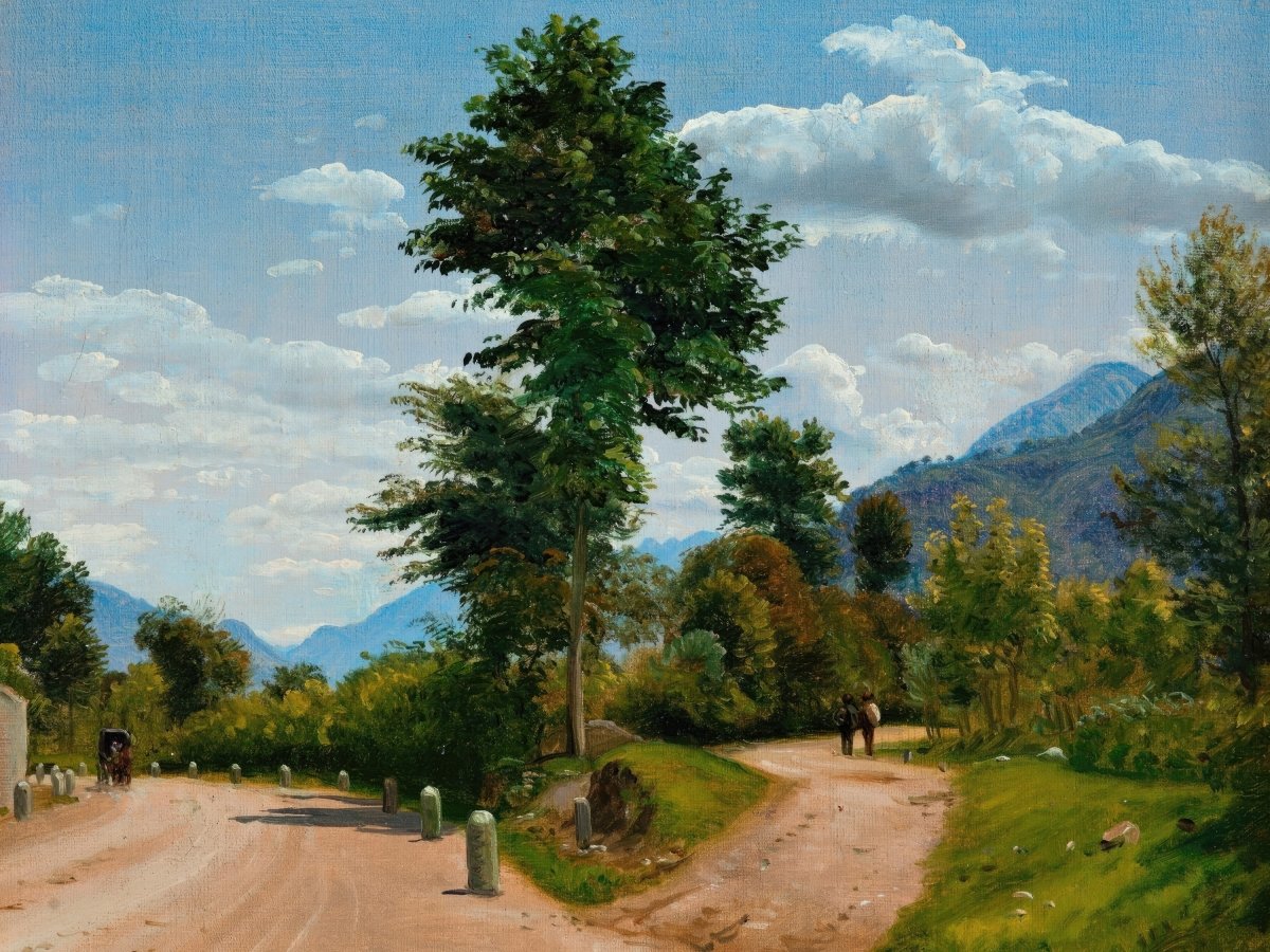 Country Road in the Sabine Hills | P.C. Skovgaard | Ave Legato Art Prints