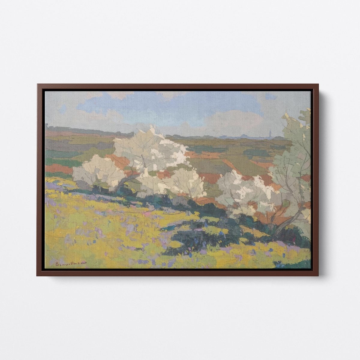 Countryside Landscape in Spring | Eugène Brouillard | Ave Legato Art Prints