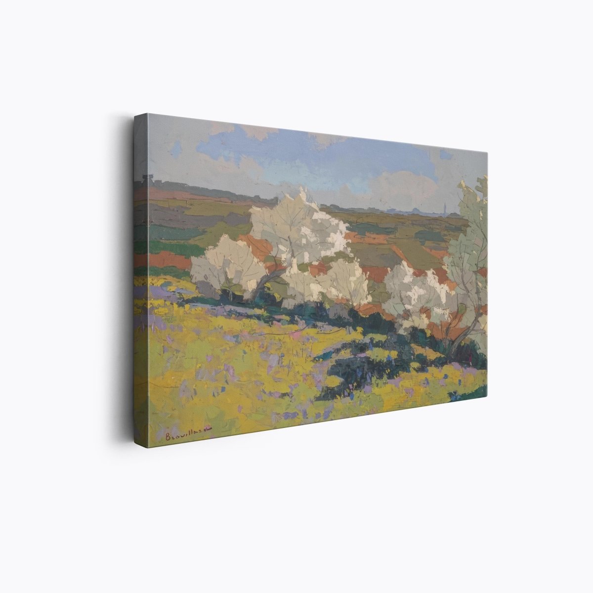 Countryside Landscape in Spring | Eugène Brouillard | Ave Legato Art Prints