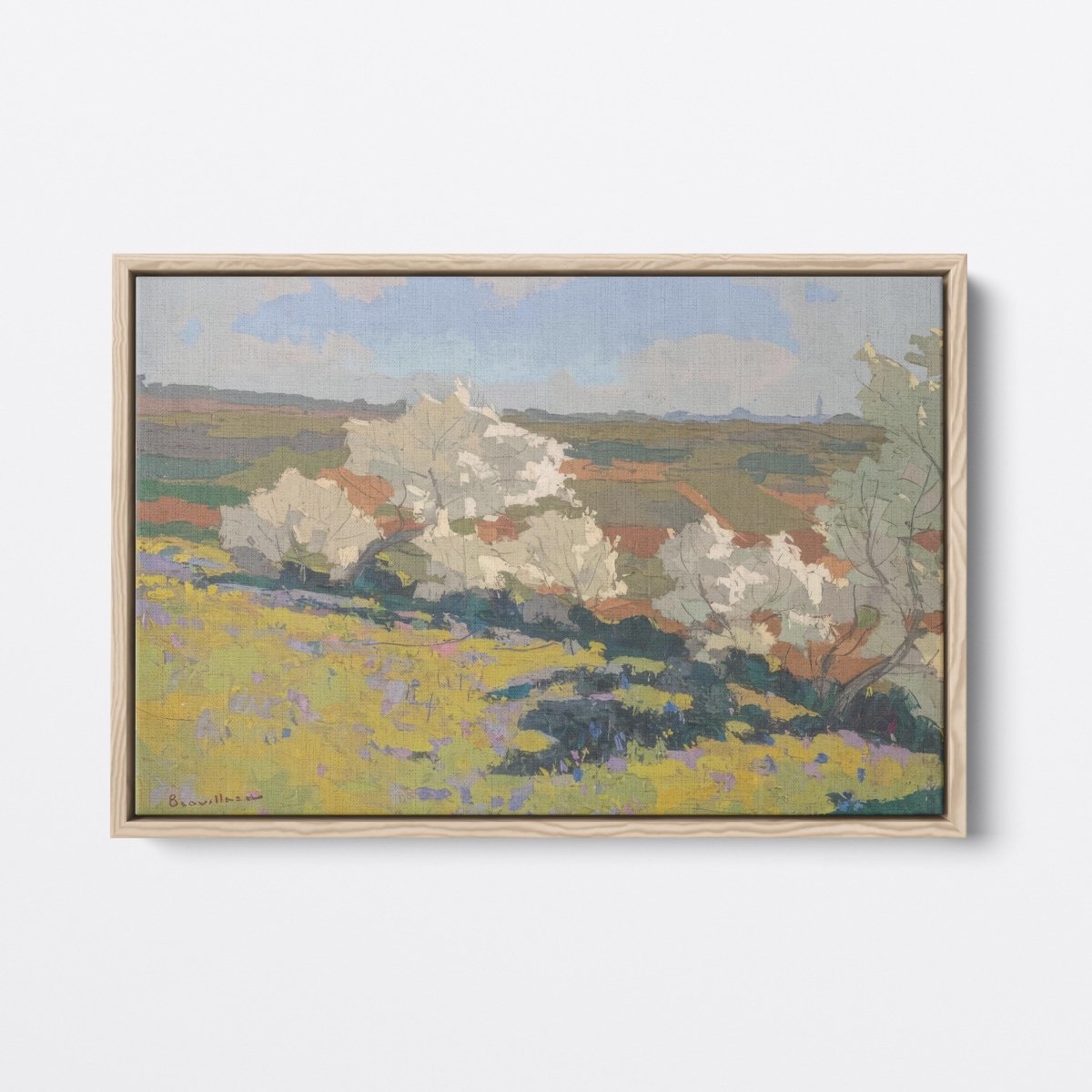 Countryside Landscape in Spring | Eugène Brouillard | Ave Legato Art Prints