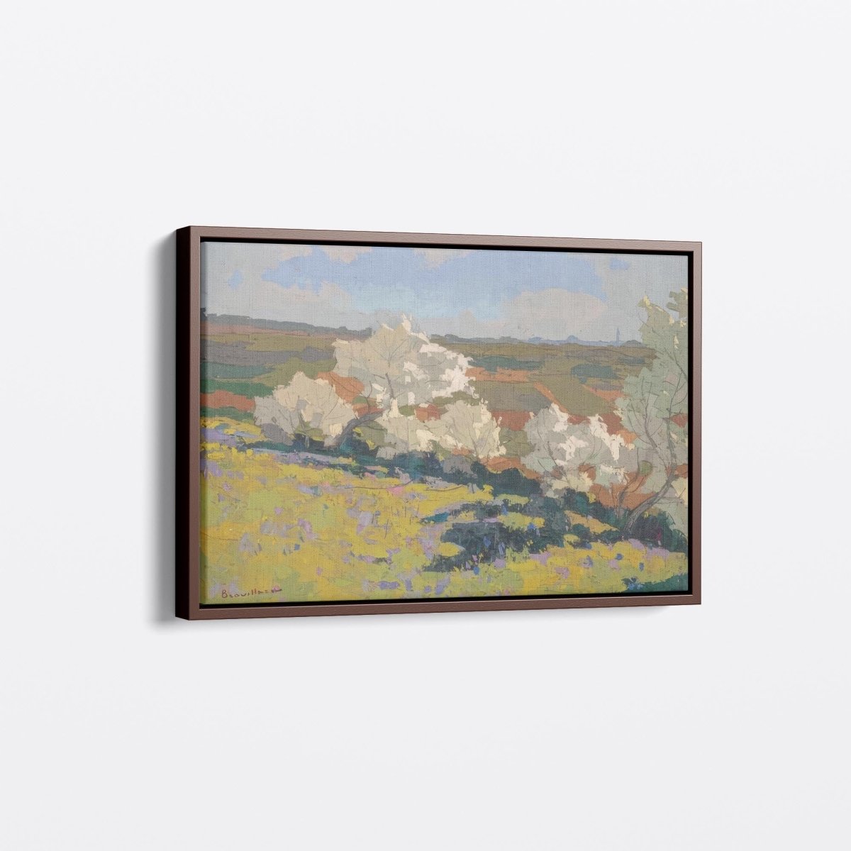 Countryside Landscape in Spring | Eugène Brouillard | Ave Legato Art Prints