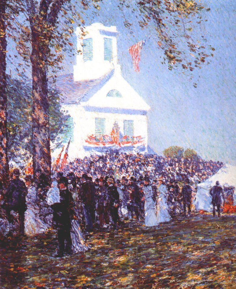 County Fair, New England | Childe Hassam | Ave Legato Art Prints