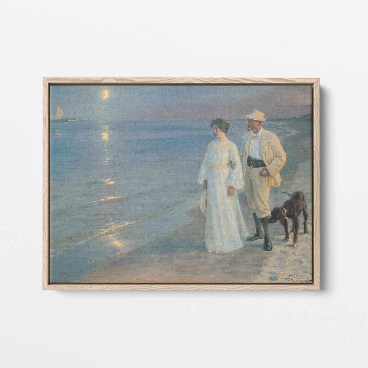 Couple on Skagen Beach | Peder Krøyer | Ave Legato Art Prints